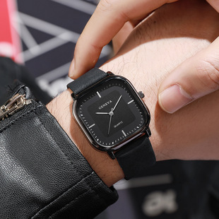 Factory direct offering quartz gift watches wholesale men's watch simple Watch belt cheap men's watch new model