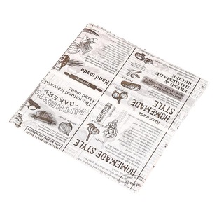 Square hamburger paper greasy paper fried chicken fries wrapping paper greasy paper manufacturers wholesale baking oil paper