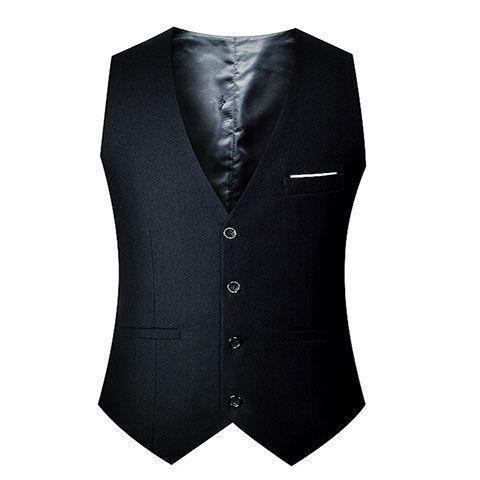 Chaleco de hombre coreano, traje delgado, chaleco, primavera y otoño, casual, sin planchar, vestido de negocios, moda formal profesional del padrino