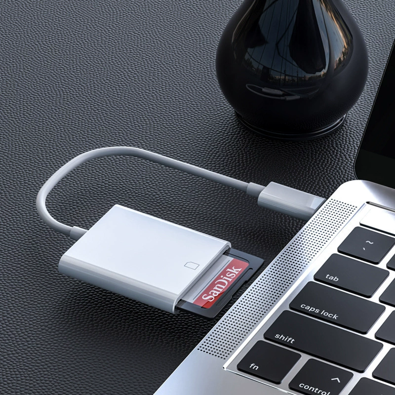 Портативный считыватель карт Type-C для Android, телефон, компьютер, разъем Type-C, слот для SD-карты