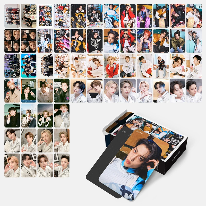 Спот 60 двусторонних карточек для фотографий STRAYKIDS пятизвездочное новое альбом периферийная карточка поддержки LOMO звезда