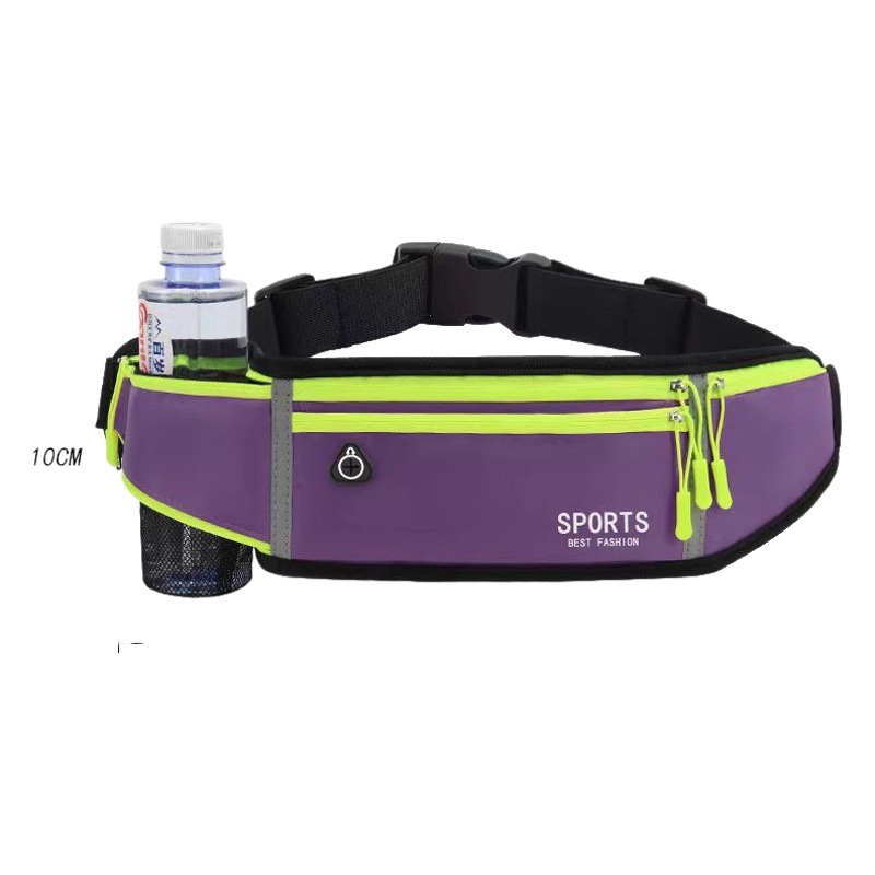 Water bottle sports waist bag men's and women's marathon running equipment outdoor fitness mobile phone bag close-fitting waterproof logo bag