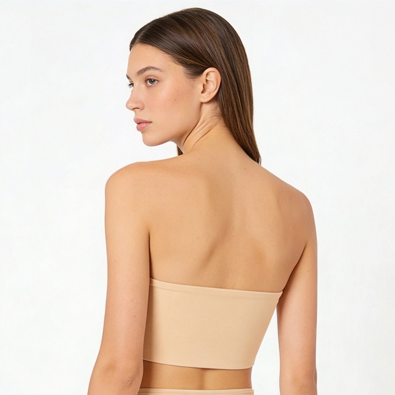 SK Cardigan Strapless BH Sexy Zonder Pads of Schouders Hoge Elasticiteit Ademend Naadloos Dames Ondergoed_voghion.com