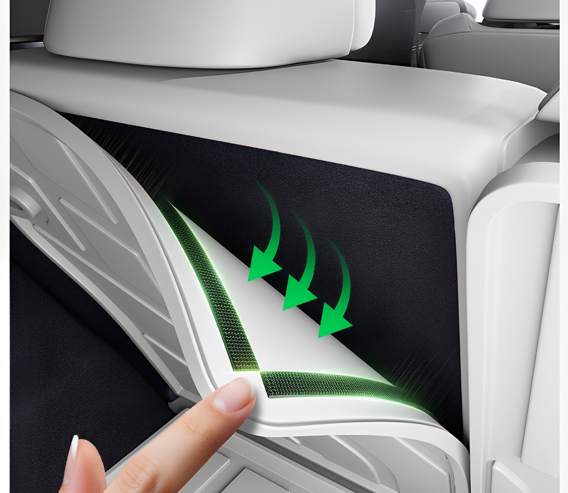 Six Sheep brand trunk mat, suitable for Lynk & Co 07 GT, TPE full surround design, 2026 model, car modification accessory, foot mat for the trunk