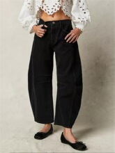 Z 74012 Fashionable Casual Wide Leg Jeans ��������ţ�п�