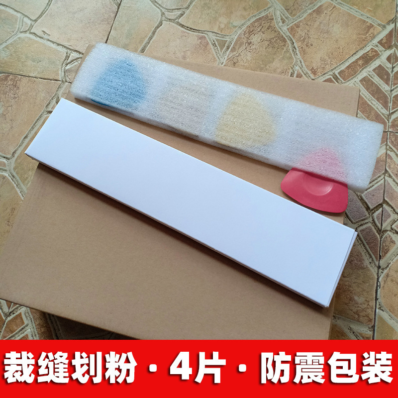 Mayorista DIY para la partición triangular en stock de color no frágil para la pintura de tiza de costura 4 piezas