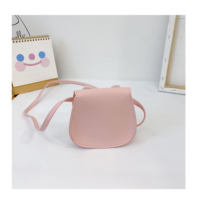 Filles Petit Faux Cuir Lapin Mignon Carré Boucle Magnétique Sac Bandoulière display picture 4