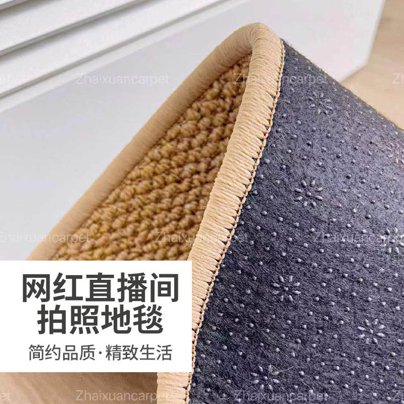 Commercial Office Live Bed Bed INS Wind Photo Carpet Home bedroom…