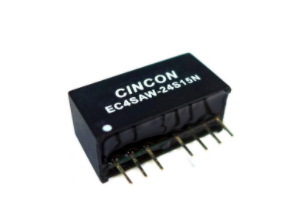 代理Cincon DC-DC 4:1 输入稳压转换器EC4SAW-48D05N原装