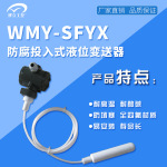 WMY-SFYX 压力变送器 四氟液位计压力传感器变送器耐酸碱厂家