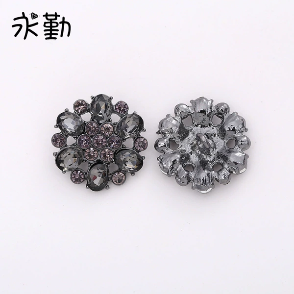 [2.6cm*近圆形*黑色紫钻]