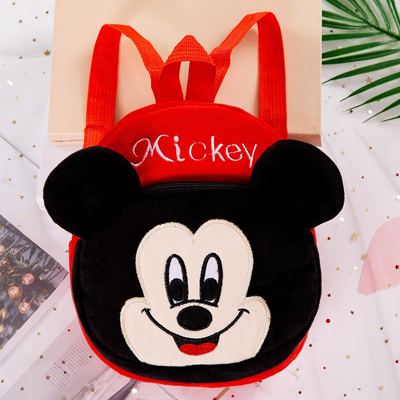 2024 nueva mochila de felpa de moda para niños de dibujos animados lindo jardín de infantes 1-3-4 años para niños y niñas