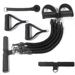 Multifunctional tension rope set, pedal tensioner, latex anti-breakage tensioner, tension rope four-tube tensioner