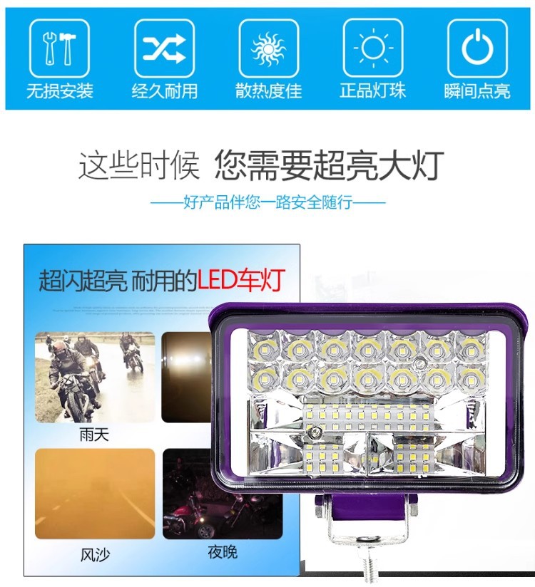 Truck LED Spotlight 24V Car Super Bright Reverse Light