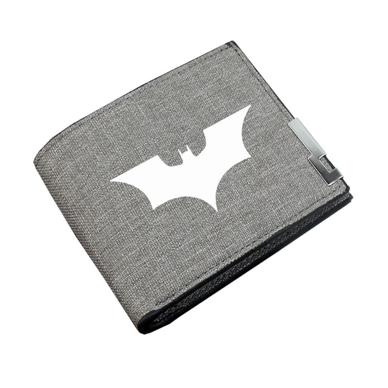 Anime Marvel héroe Marvel Comics estudiante monedero hombres y mujeres lienzo cartera corta