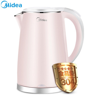 Suitable for Midea Electric kettle MK-HJ1705B double-layer anti-scald 304 stainless steel 1.7L capacity kettle