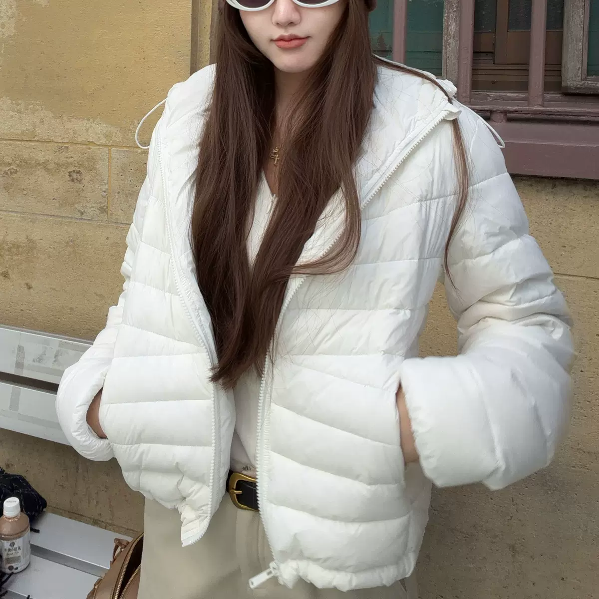 2025秋冬新款甜甜的排骨 轻盈型白鸭绒羽绒服