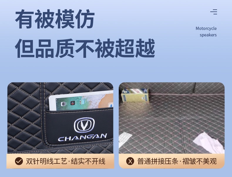Suitable for 20-26 models of Changan Eado, third-generation Eado, fourth-generation Eado PLUS, and Eado Blue Whale Super Engine trunk mat