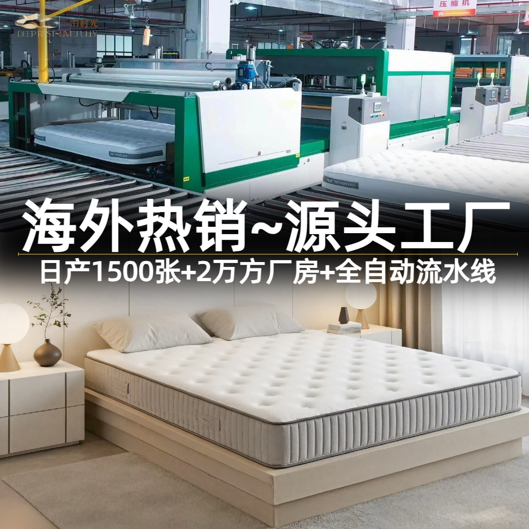 Compressed Roll-Packed Simmons Five-Star Apartment and Homestay Independent Spring Latex Hotel Mattress Compressed Mattress