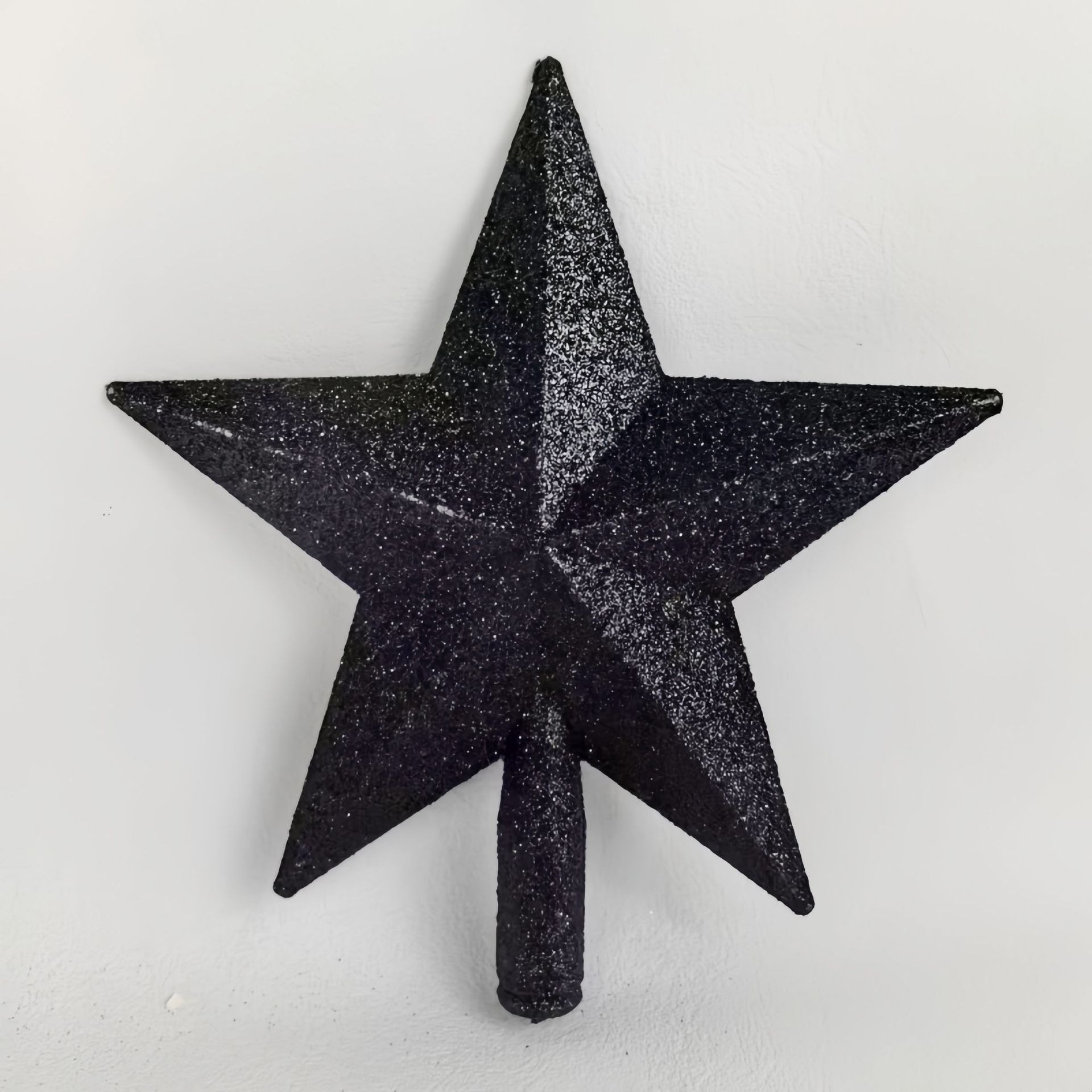 Black Christmas Tree Top Star