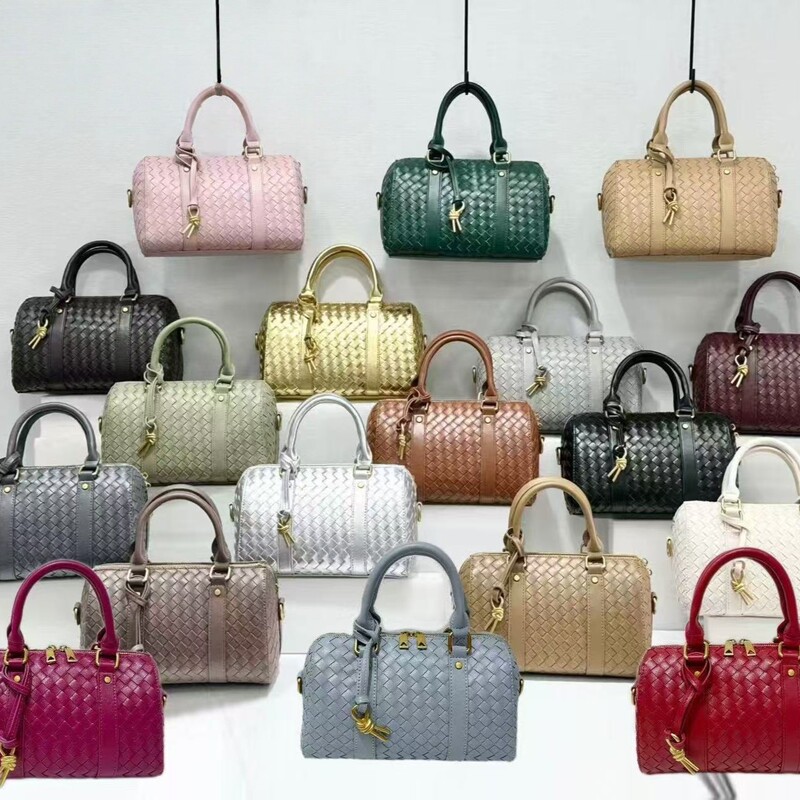 Cross-Border Woven Pillow Bag, Large-Capacity Cosmetic Bag, Versatile and Fashionable Commuter Handbag, Shoulder Bag, Crossbody Bag for Women