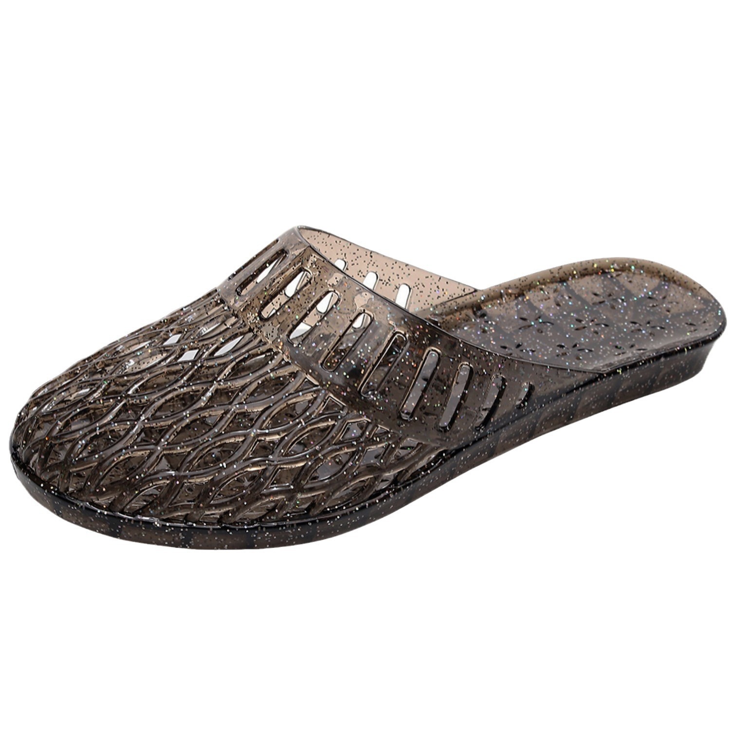 summer women's casual beach mule PVC