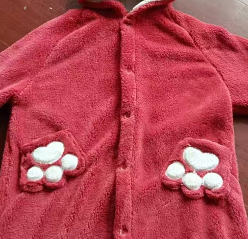 두툼한 곰돌이 수면 가운