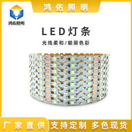 LED灯带5v12vS形一米60灯发光字广告牌机箱风扇软灯带