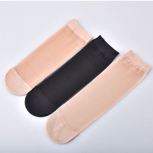 Independent packaging crystal silk ultra-thin transparent shaping skin color flesh color socks ladies silk stockings gift socks manufacturer 