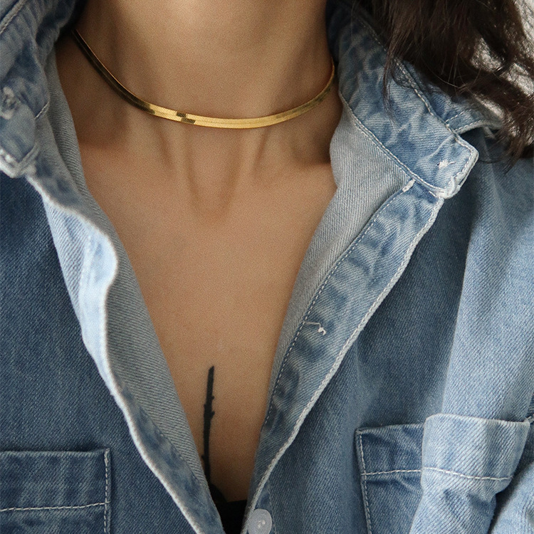 1 Piece Quantity Daily Occasion Wholesale Jewelry Fashion Geometric 304 Stainless Steel Plating Layered Necklaces