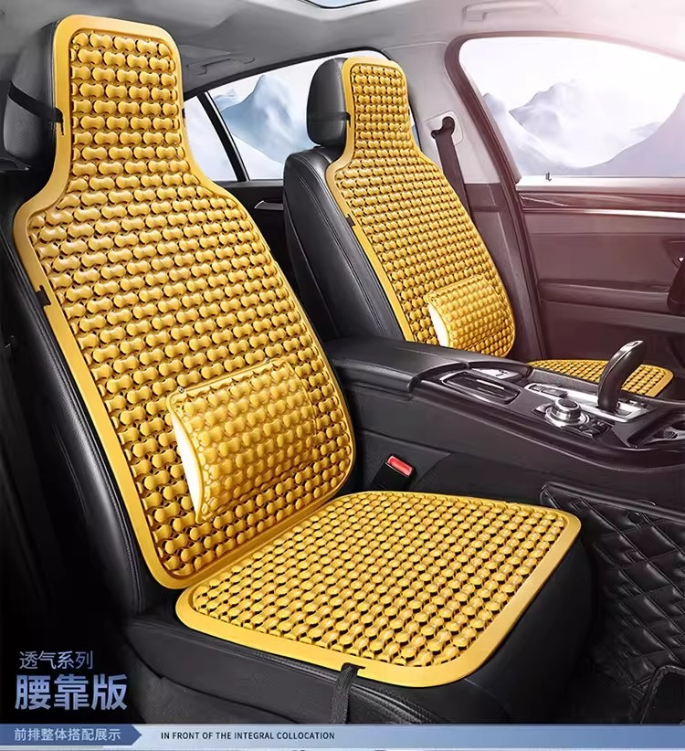 Summer Universal Car Plastic Seat Cushion, Ventilated and Breathable, Suitable for Vans and Large Passenger Trucks, Single-Piece Cooling Seat Pad