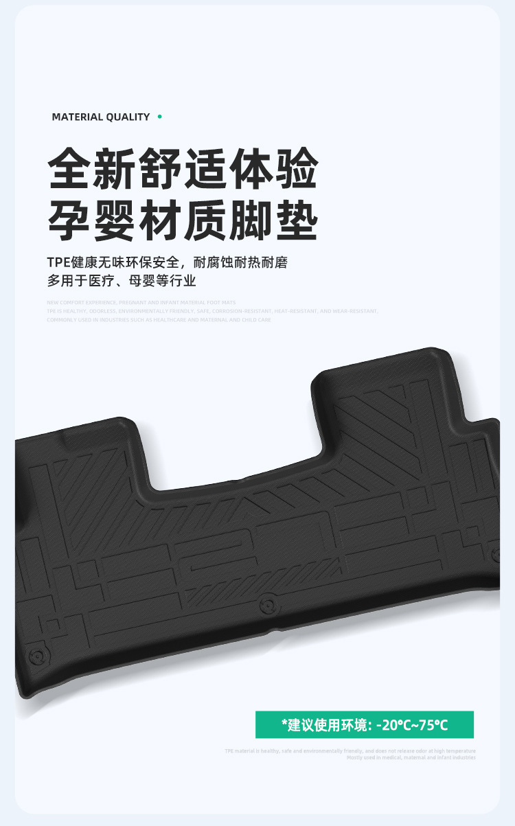 Suitable for 26 models of Chery iCAR V27 car-specific floor mats, TPE floor mats, trunk mats, and seat back cushions