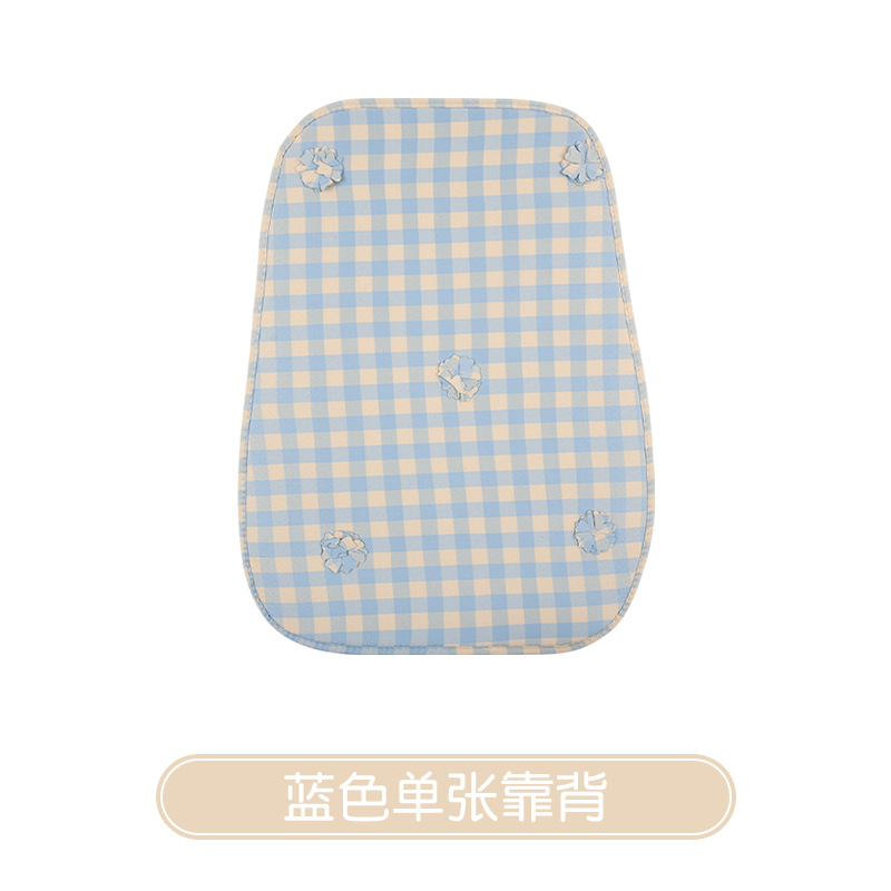 Simple, Fashionable | Universal Seat cushion, seat cover - single-backrest-spring-flower-blue