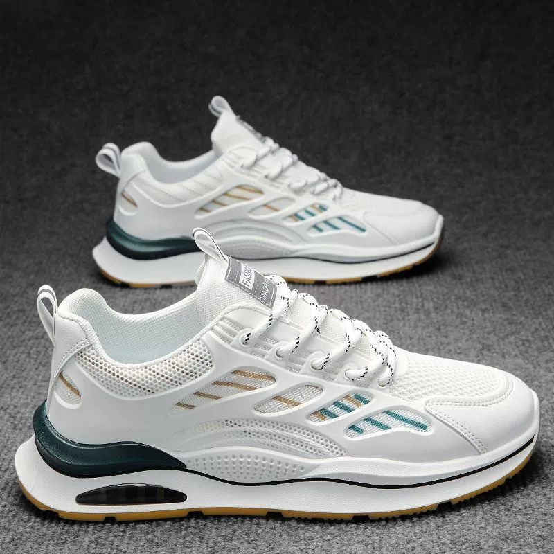 Summer Breathable Platform Sneakers, Unisex, Mesh Upper, Casual Running Shoes