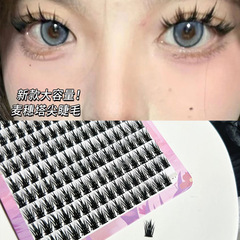 蜜小盒漫畫睫毛麥穗睫毛書10排大容量款塔尖假睫毛自然濃密上鏡女