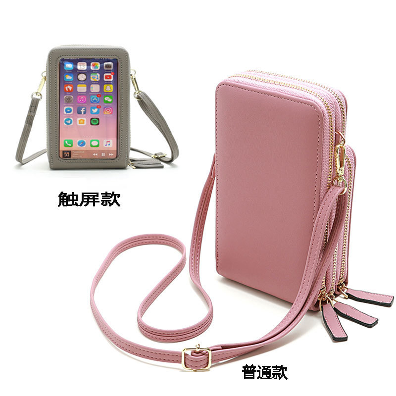 Korean Style New Mobile Phone Bag Women's Wallet Large Capacity Mini Bag and Mirror Touch Screen Shoulder Bag Crossbody Bag Korean Style New Mobile Phone Bag Women's Wallet Large Capacity Mini Bag and Mirror Touch Screen Shoulder Bag Crossbody Bag
