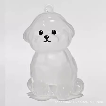 【TikTokホットスタイル】犬の毛収集ガシャポンペンダントボトルシュナウザーテディコーギーコレクターキーホルダー|undefined