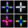 Bluetooth Music lights Folding Light Four Leaf 441 Fan cross San Ye 33 Folding Bluetooth RBG remote control