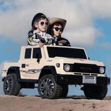 儿童电动汽车四轮驱动遥控越野宝宝玩具车可坐大人双人吉普车皮卡