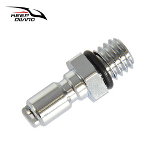 Scuba diving back fly BCD exhaust valve adapter K valve low pressure connector QD-Nipple inflatable head AS-054