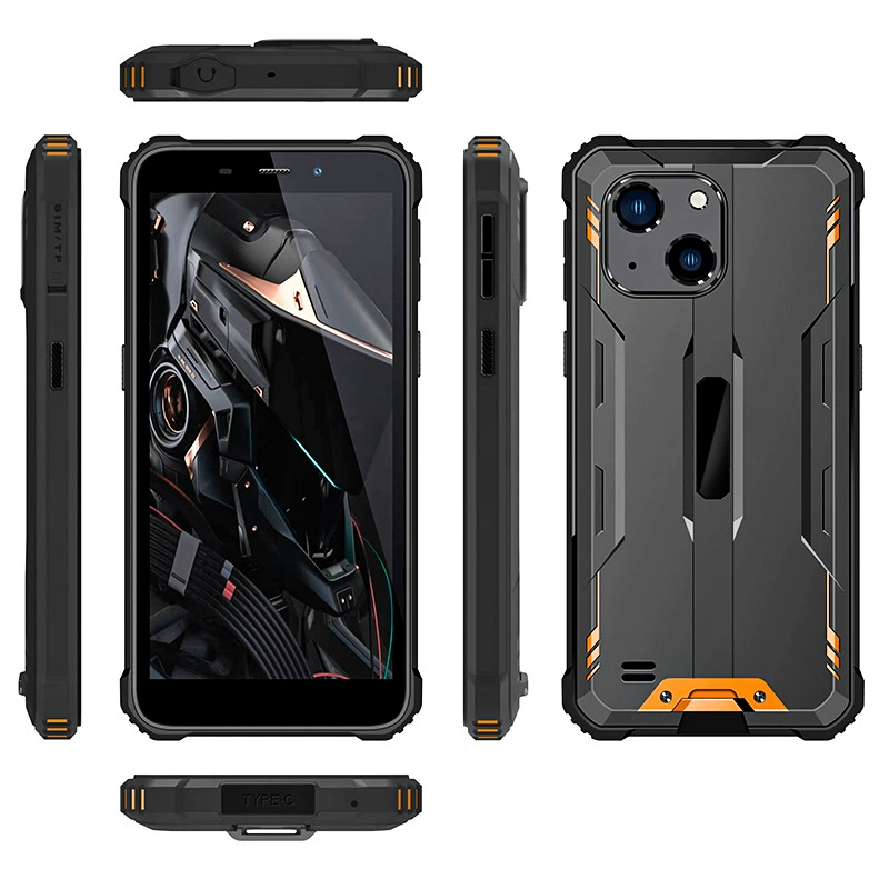 Смартфон с защитой от пыли, воды и ударов, диагональ 5,93 дюйма, Android 13, 128 ГБ