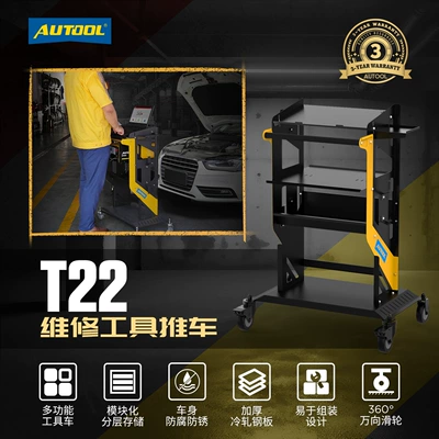 T22 Basic Mercedes-Benz Bmw Audi Car Computer Programming Power Supply Auto Maintenance and Repair Diagnostic Cart