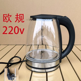 工厂直销高硼硅玻璃电热水壶加厚玻璃胆烧水壶煮茶器透明外贸专供
