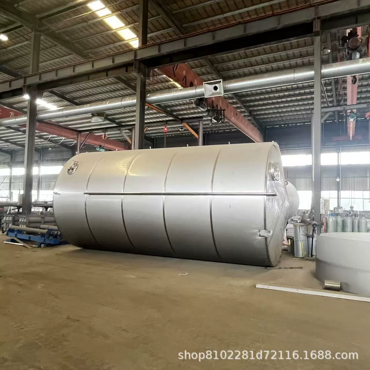 Горизонтальный вертикальный резервуар для хранения из нержавеющей стали 304, большой резервуар для химических, пищевых и нефтехимических жидкостей, резервуар для обработки жидкостей