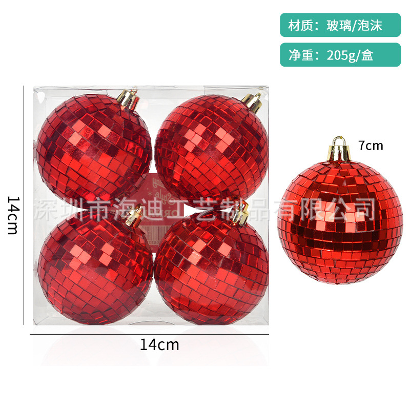 Espejo de vidrio de bar de boda ktvdisco discoteca iluminación de escenario bola láser oro plata bola reflectante roja