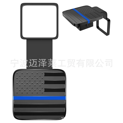 mouth protective cover 2 inch — Other Car Modifications - black-blue-stripe-edging