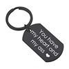 Personality Creative Momed and Intellectual You Have My Heart and My ASS Stainless Steel Keychain