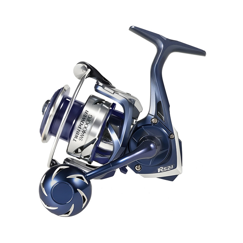 Todo metal inclinado línea poco profunda taza de lanzamiento de largo alcance rodilla giratoria todo metal rocker rodilla de línea de pesca de agua de mar pesca de mar