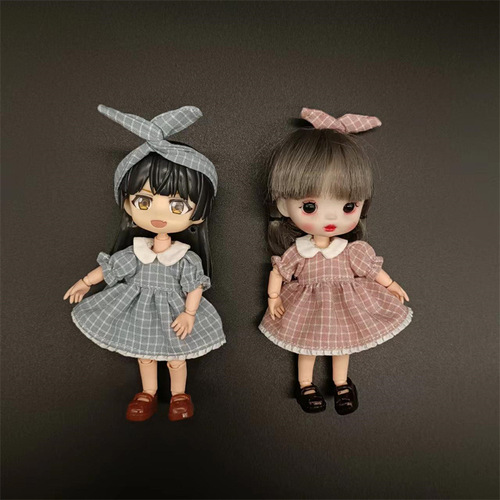 ob11 baby doll skirt ymy dress gsc summer skirt 12 points bjd fashion suit skirt bow