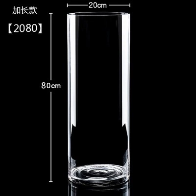 Ультрабелый утолщенный цилиндрический аквариум, прямой прозрачный стеклянный аквариум для золотых рыбок, большая напольная гидропонная круглая черепаха для гостиной